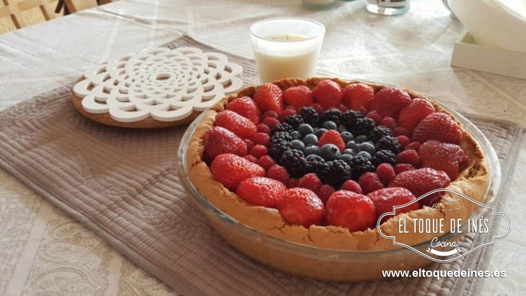 Tarta de frutos rojos con pasta frolla