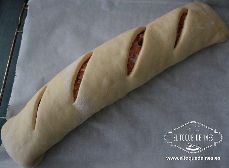 Dejamos reposar sobre una hora, para que doble su volumen.