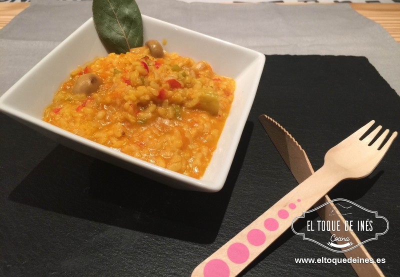 Arroz integral mediterráneo - El Toque de Inés