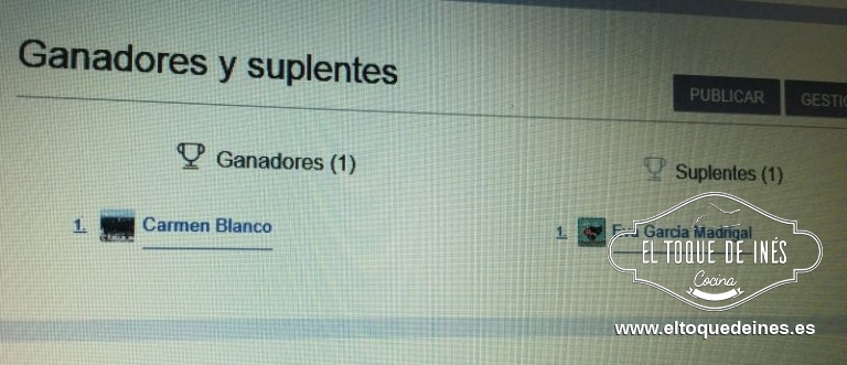 Ha llegado el momento...el sorteo lo ha hecho aleatoriamente un programa que comprueba que se sigan las instrucciones que se pedían... y LA GANADORA ESSSSSSSSSSSS....