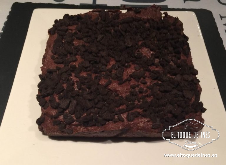 Horneamos unos 25 min a 180ºC .
Comprobamos con una brocheta que este bien horneado .