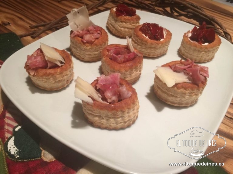 Pincho de pimientos confitados con bacon