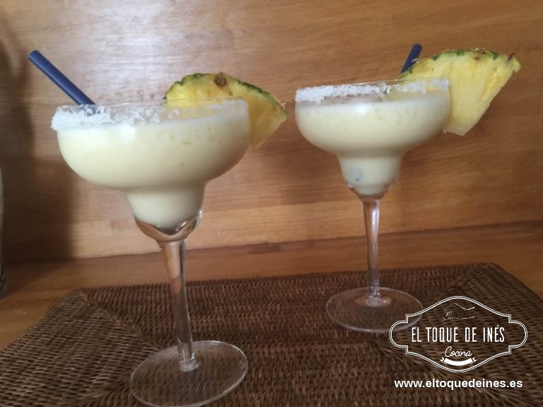 Granizado de piña y coco
