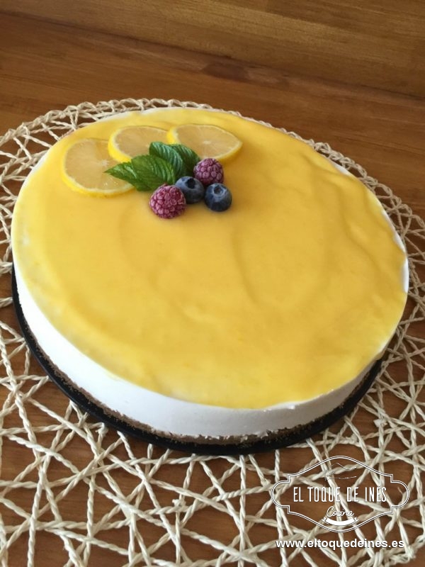 Cheesecake de limón - El Toque de Inés