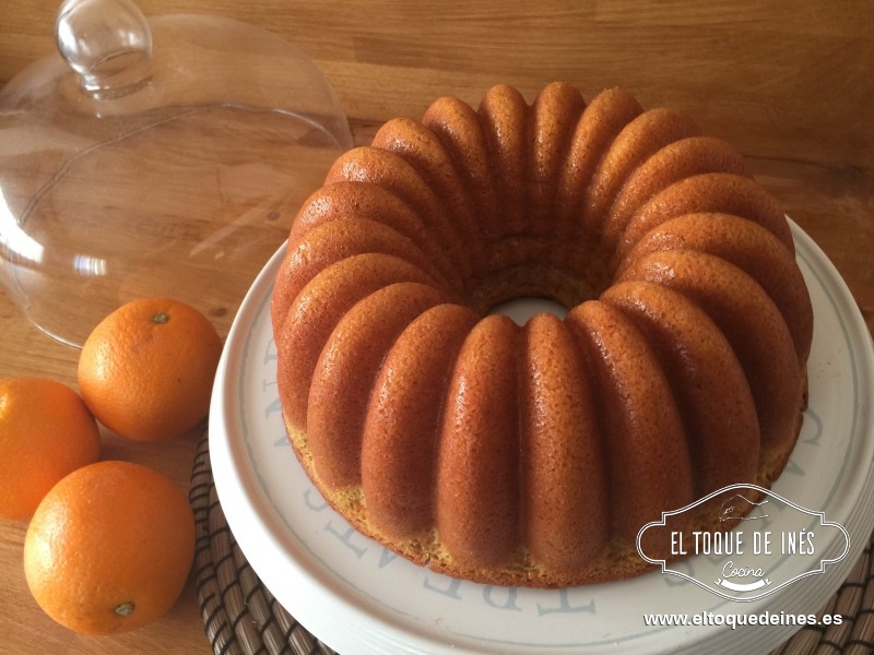 Bundtcake de naranja y calabaza El Toque de Inés
