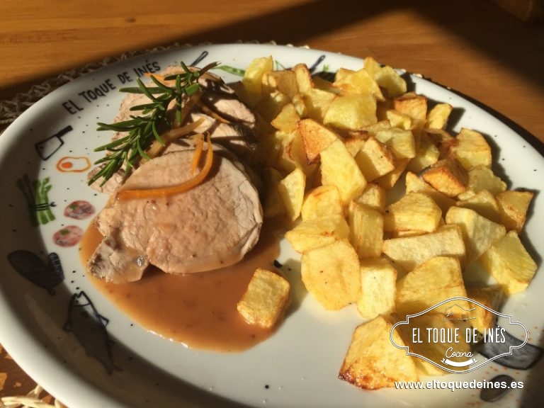 Solomillo de cerdo con salsa cumberland
