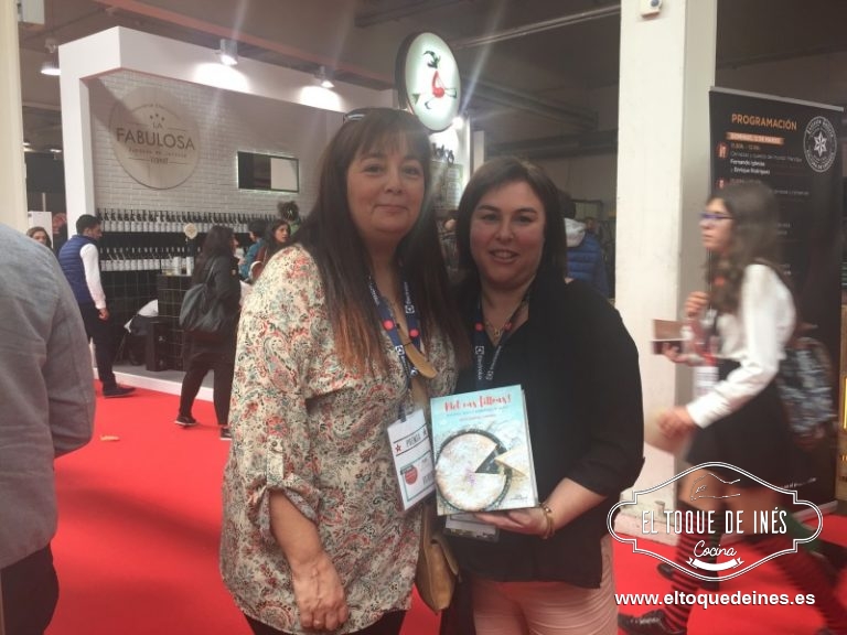 Con Emilia de "Cousas de Milia" que tiene publicado dos maravillosos libros...