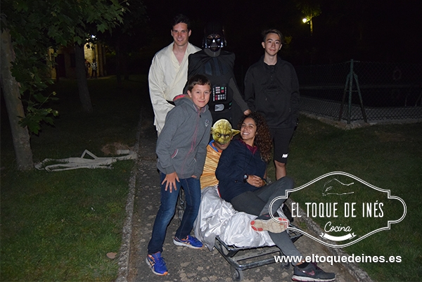 Cuanto nos reímos en la fiesta de Star Wars.