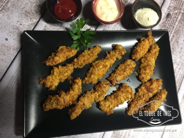 Crujientes de pollo al horno