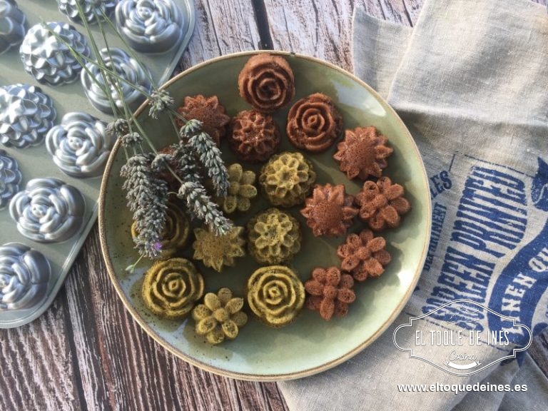 Bizcochitos de té matcha