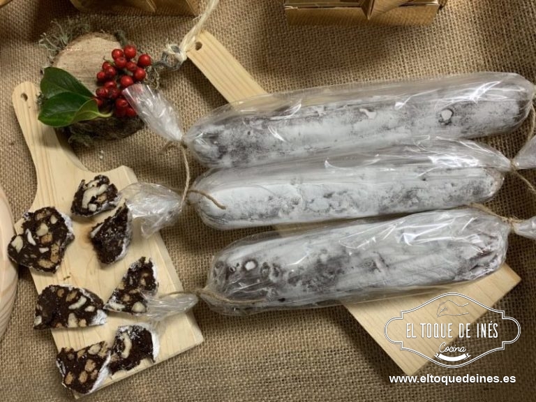Salchichón de chocolate