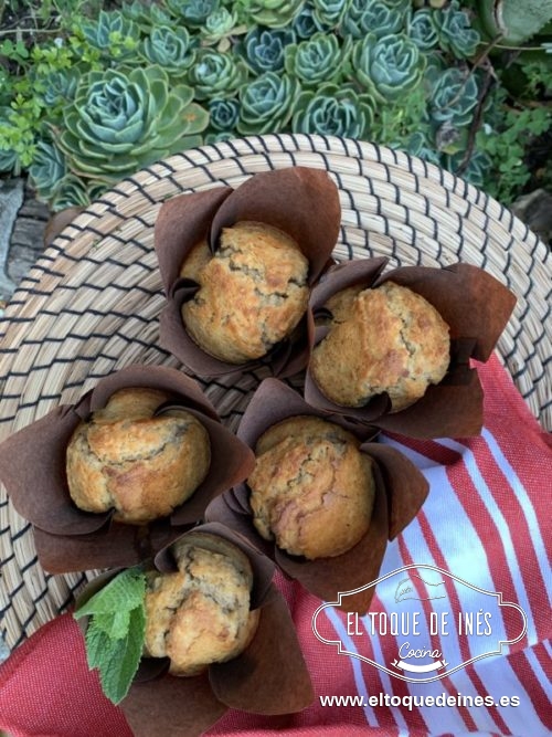 Muffins de avena y canela El Toque de Inés