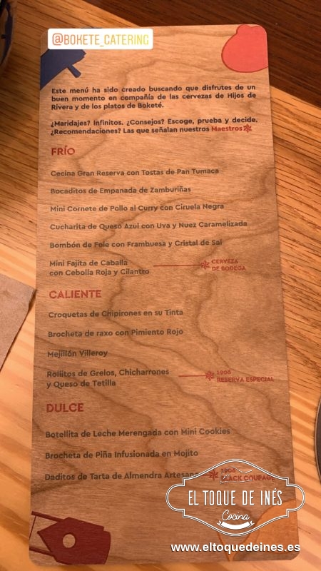También calientes y postres deliciosos todo ello maridado con cerveza Estrella Galicia, ya fuese de bodega, 1906, de pimientos de padrón, red vintage, Black coupage...se portaron con nosotros y no me cansaré de repetirlo, DE LUJO!!