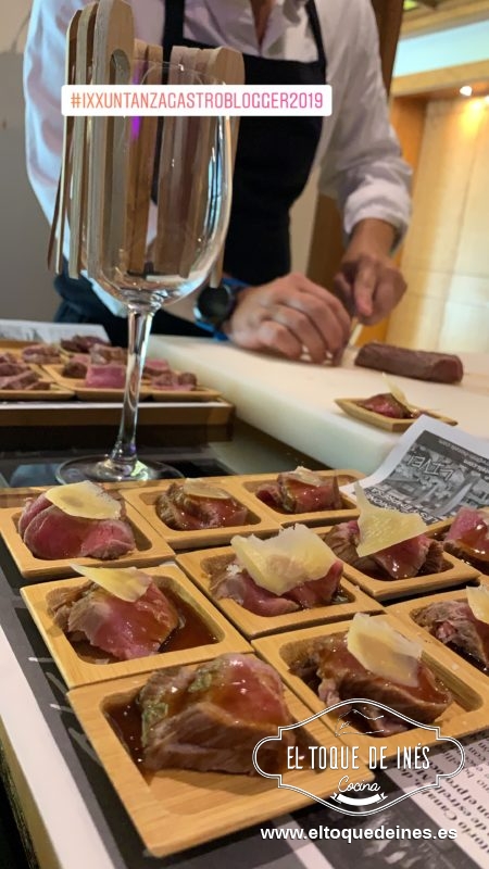 La carne en su punto...
