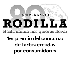 Primer precio del concurso de tartas creadas por consumidores en el 80 aniversario Rodilla
