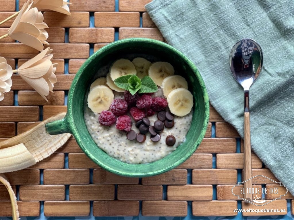 Porridge de almendras y chía