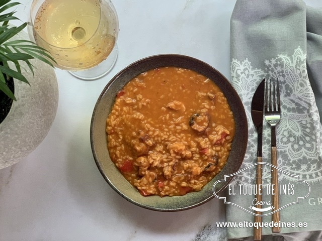 Arroz con pulpo