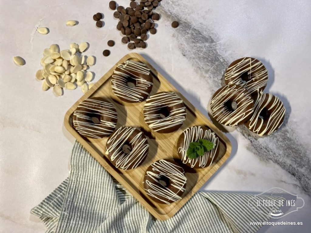 Donuts de chocolate sin gluten