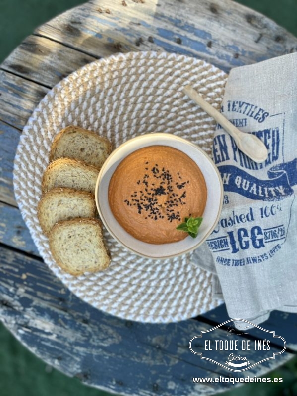 Muhammara o paté de pimientos y nueces