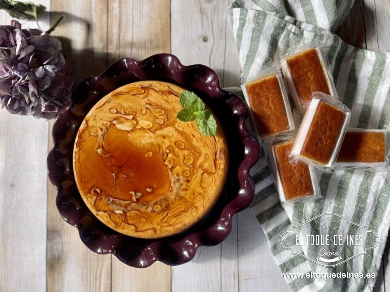 Flan de sobaos o tarta de sobaos