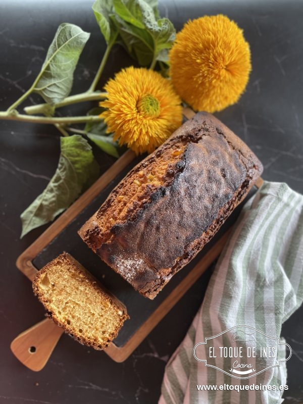 Cake de naranja confitada