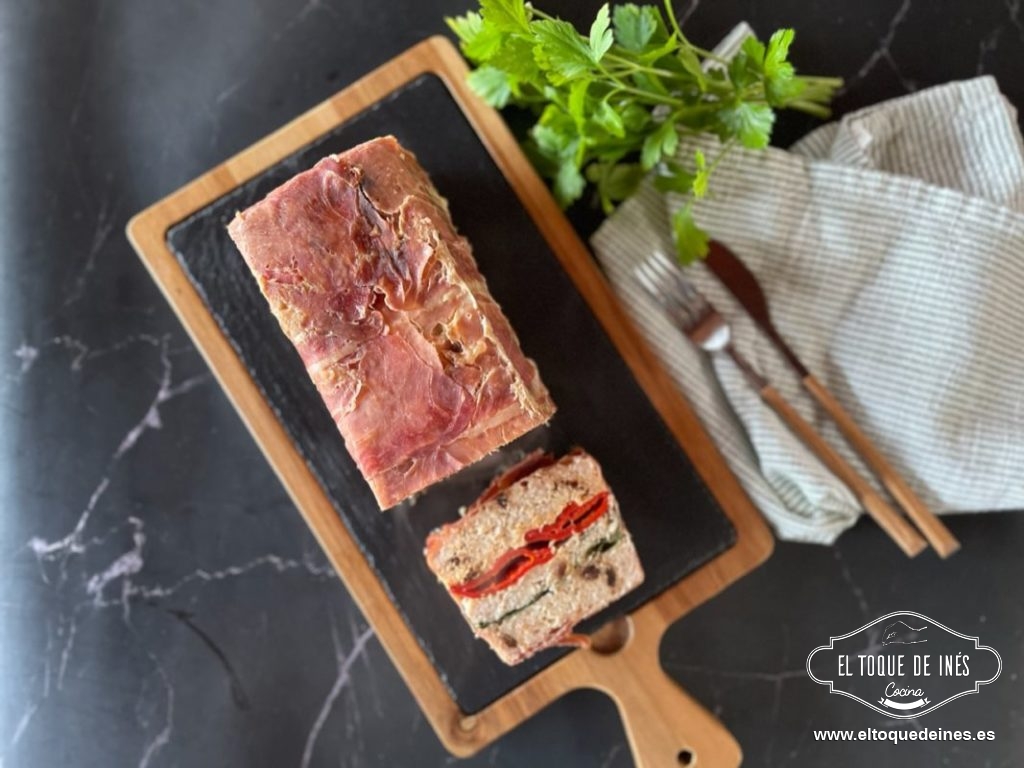 Pastel de pollo y jamón 