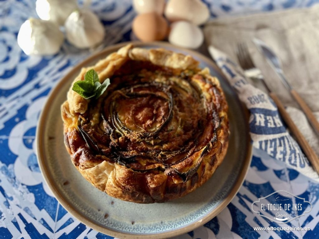 Quiché de calabacín y ricotta 