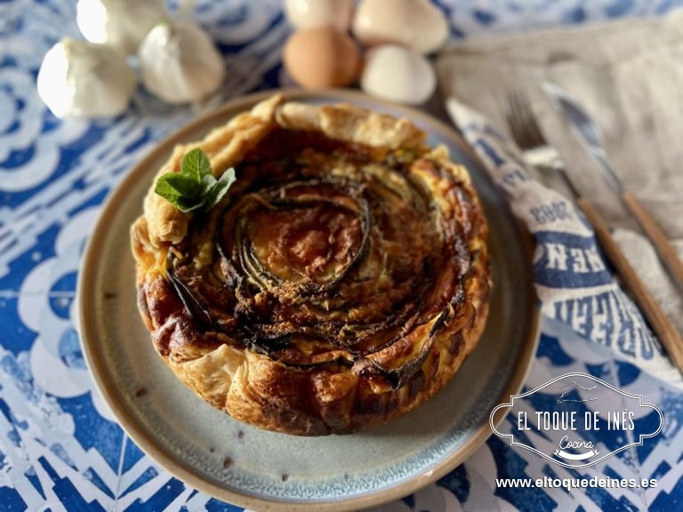 Quiché de calabacín y ricotta