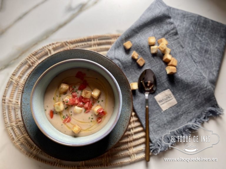 Crema fría de alubias