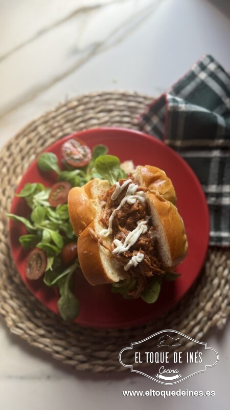 Pulled pork en brioche