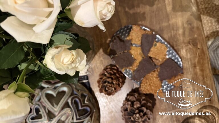Galleta de semillas y chocolate