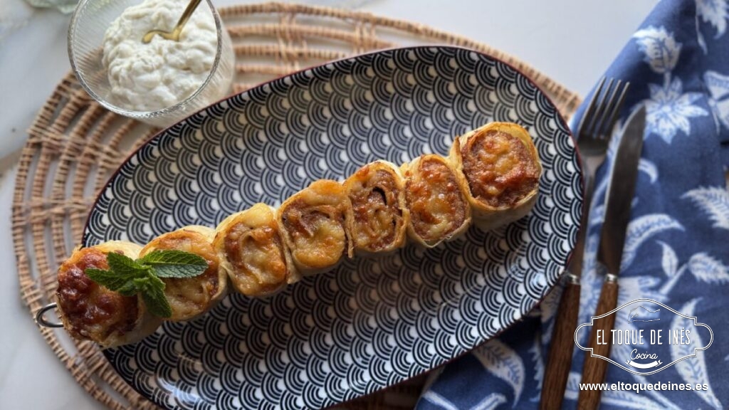 Rollitos de carne con especias árabes 